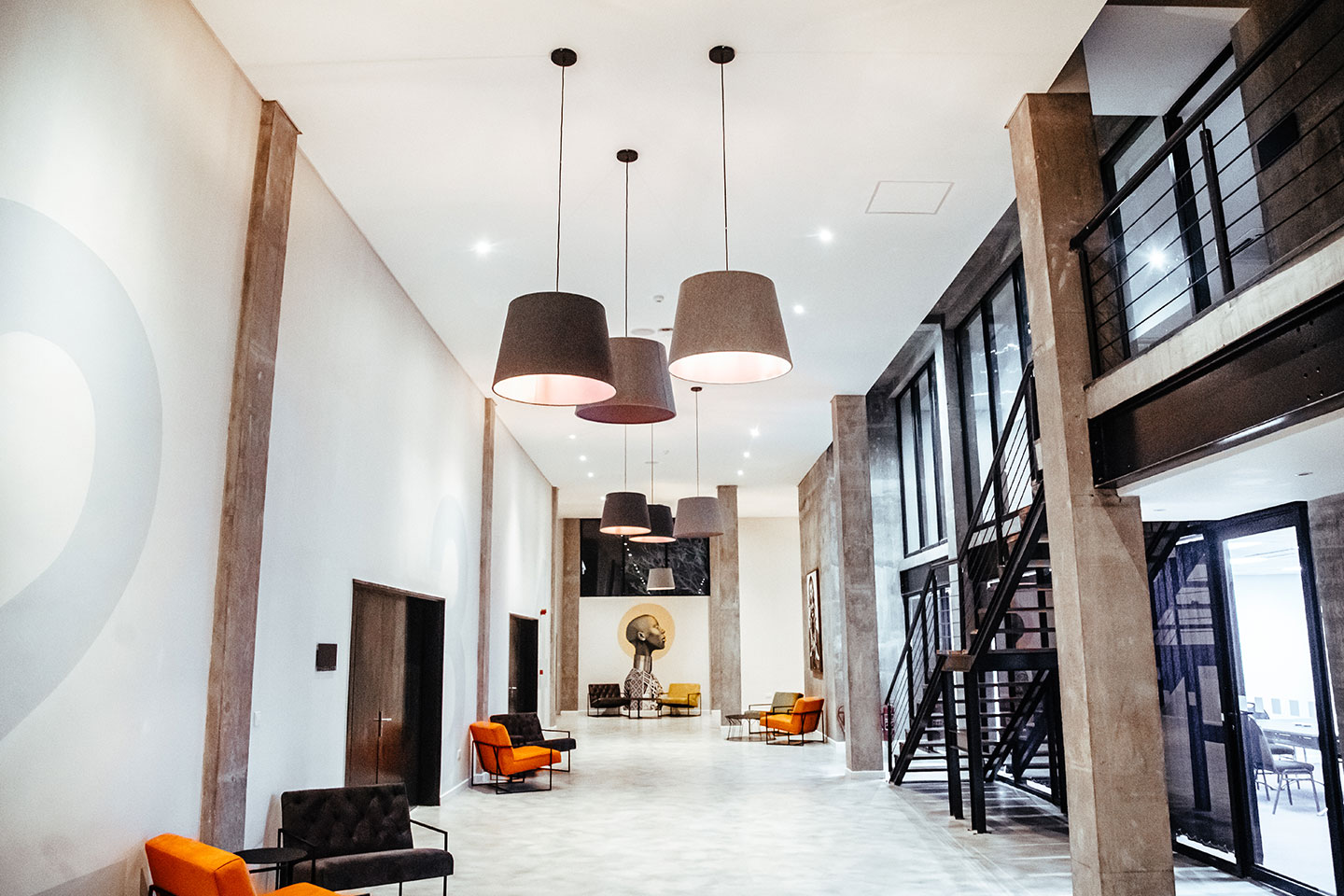 The Urban Hotel Lusaka at night